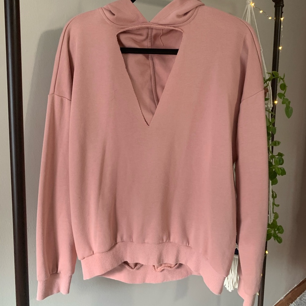 Pink Sweatshirt / Chic Lounge Wear